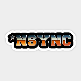 Nsync Vintage Retro Sticker